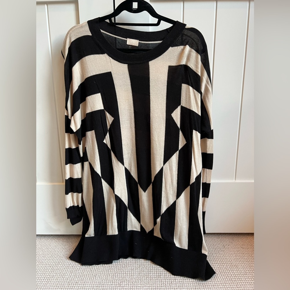 H&M striped oversized sweater!